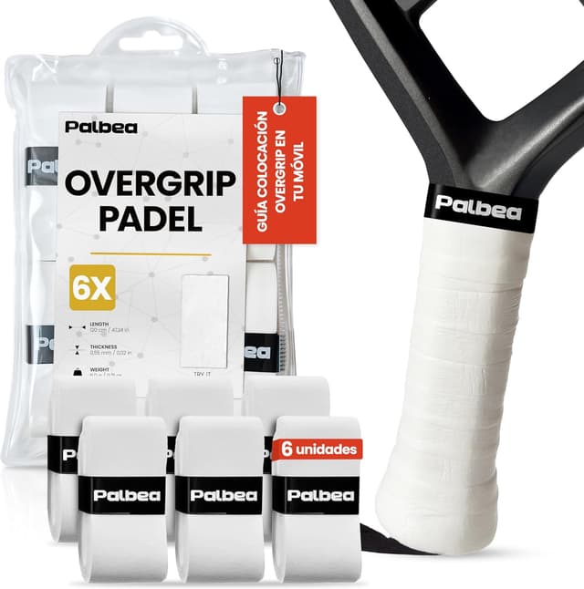 Palbea Overgrip Pádel Blanco (Pack 3)