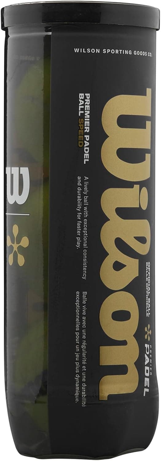 Wilson Premier Padel Speed 3 (Tubo 3 bolas)