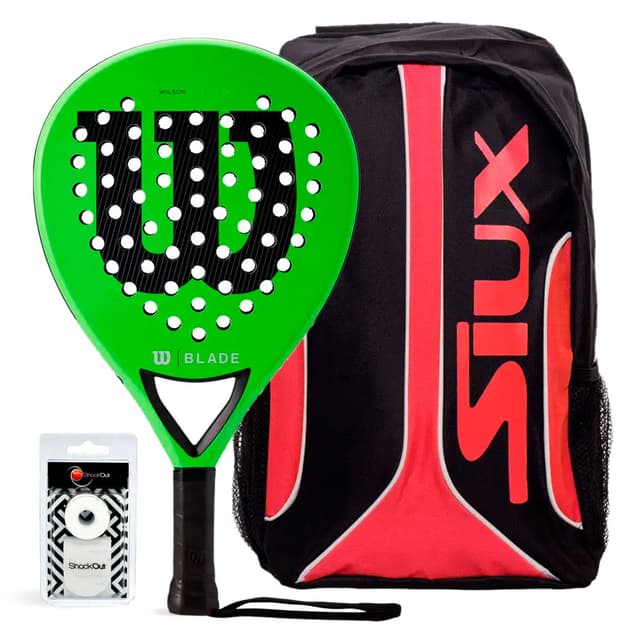 Pack Wilson Blade Team V2 Green y Mochila Siux Fusion